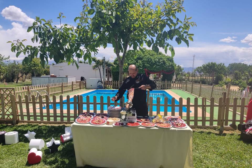 Servicio corte de jamon