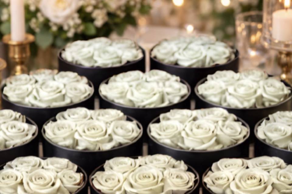 Detalles boda verde claro