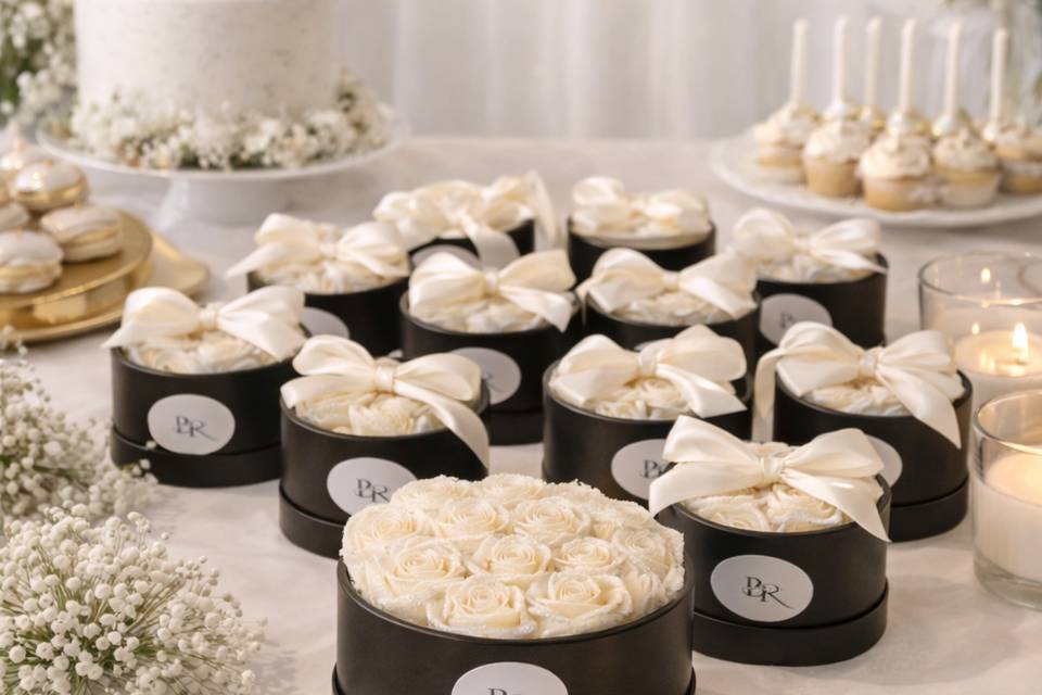 Detalles boda caja blanca