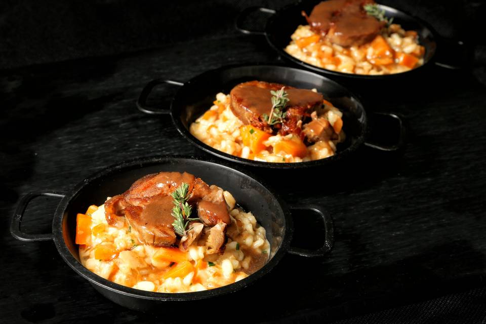 Risotto de ternasco