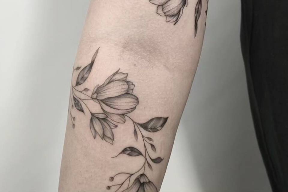 Floral FIne Line