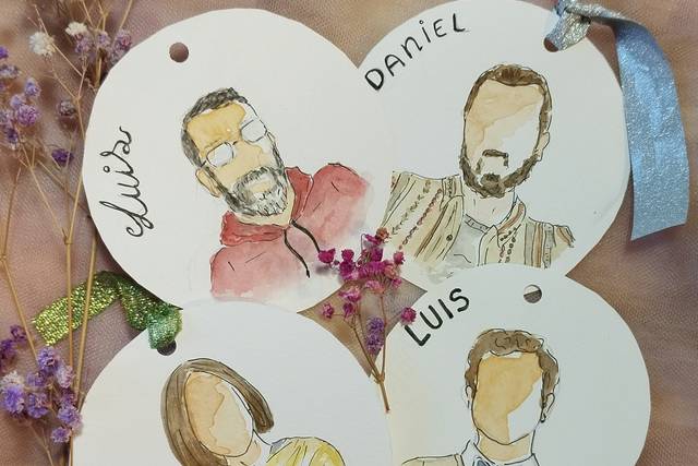 Ilustraciones en vivo.