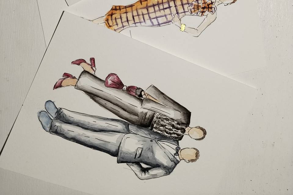 Ilustraciones en vivo.