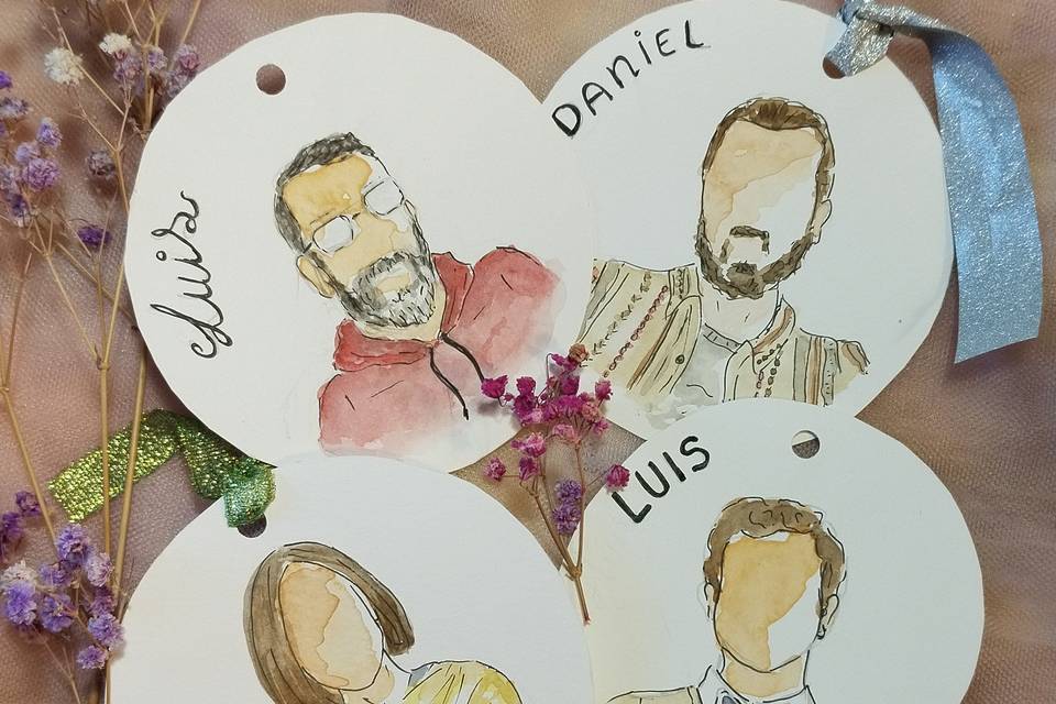 Ilustraciones en vivo.