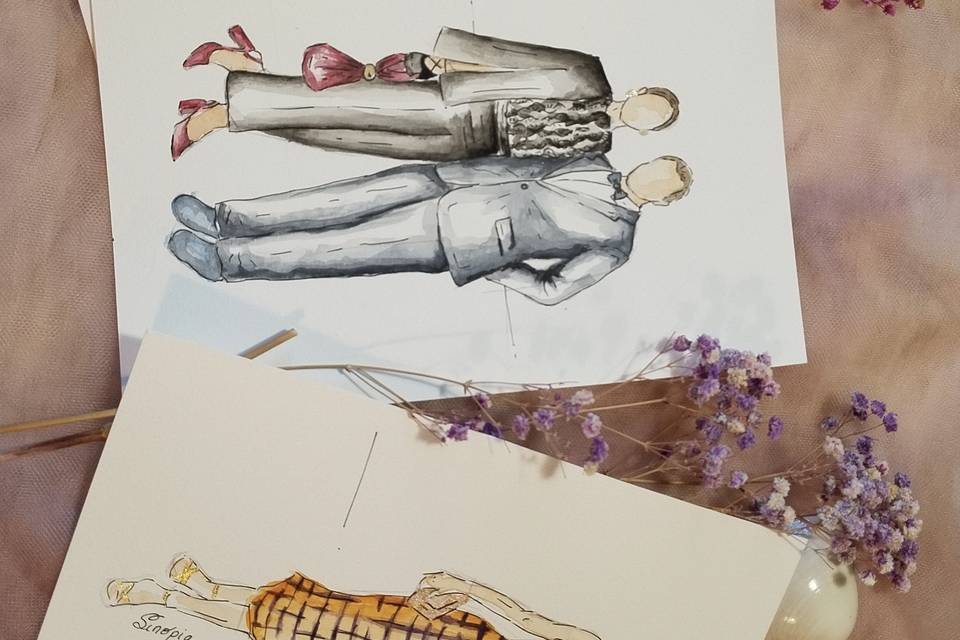 Ilustraciones en vivo.