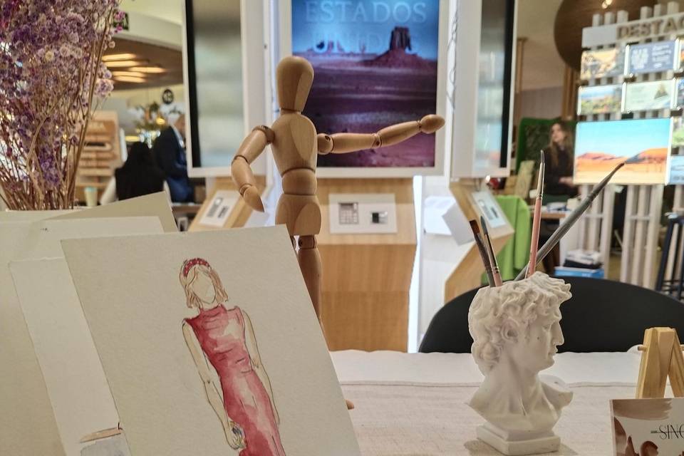 Ilustraciones en vivo.