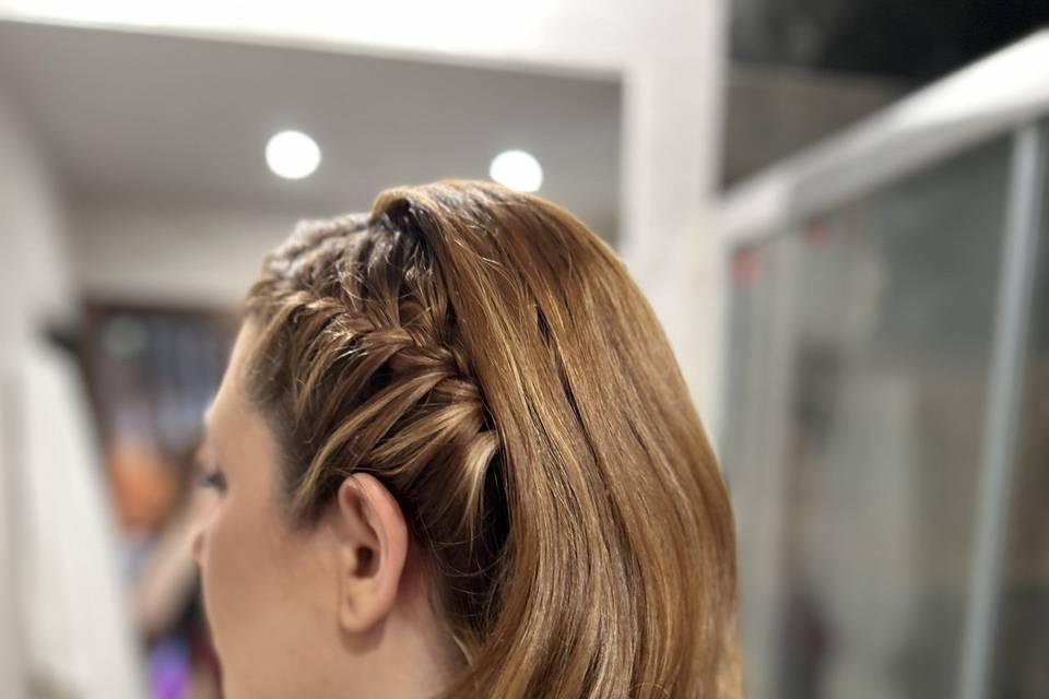 Ondas con trenza lateral