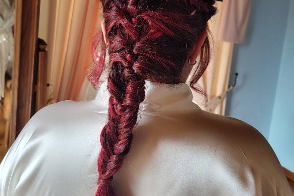 Trenza con extensión