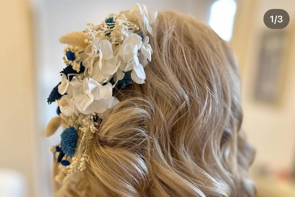 Peinado madrina ondas