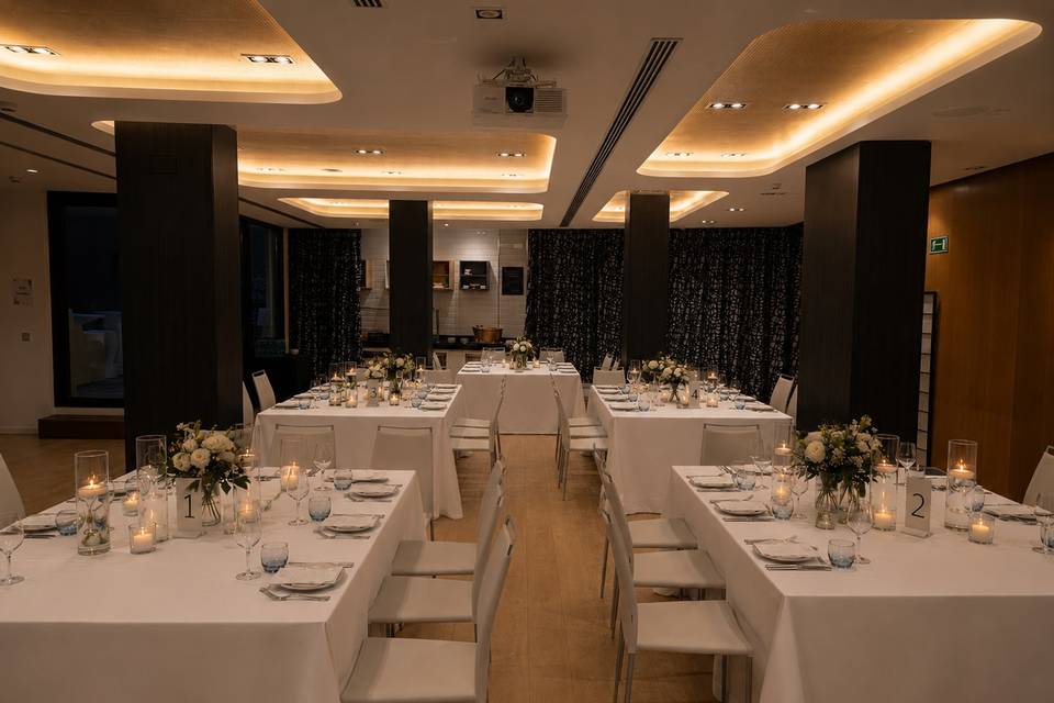 Salón Roses montaje banquete