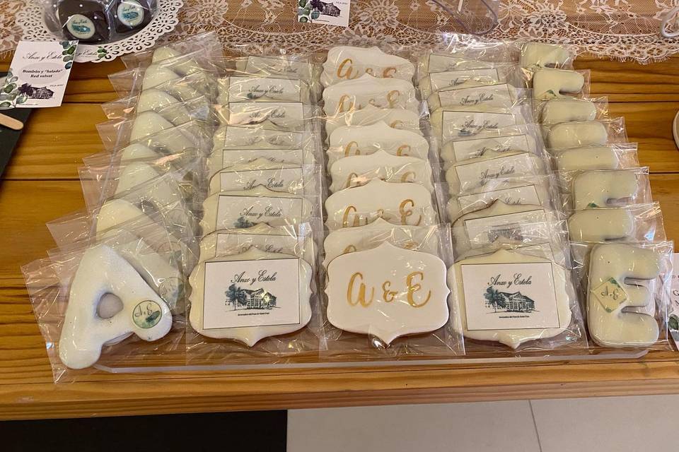 Galletas de boda personalizadas