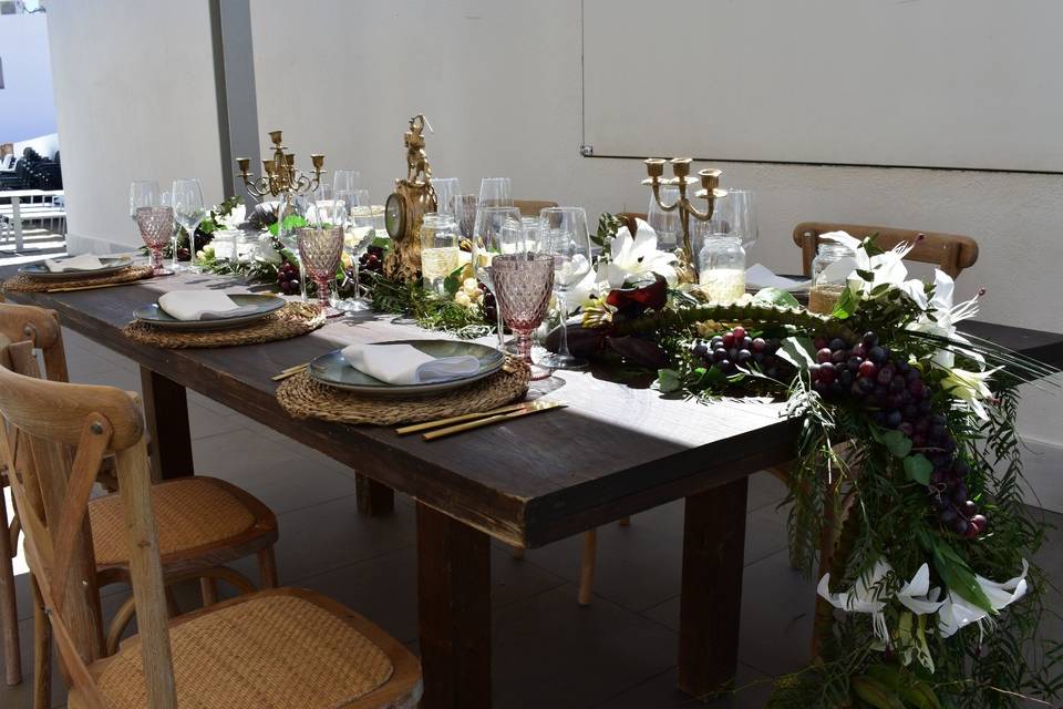 Mesa banquete