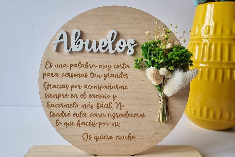 Regalo agradecimiento abuelos