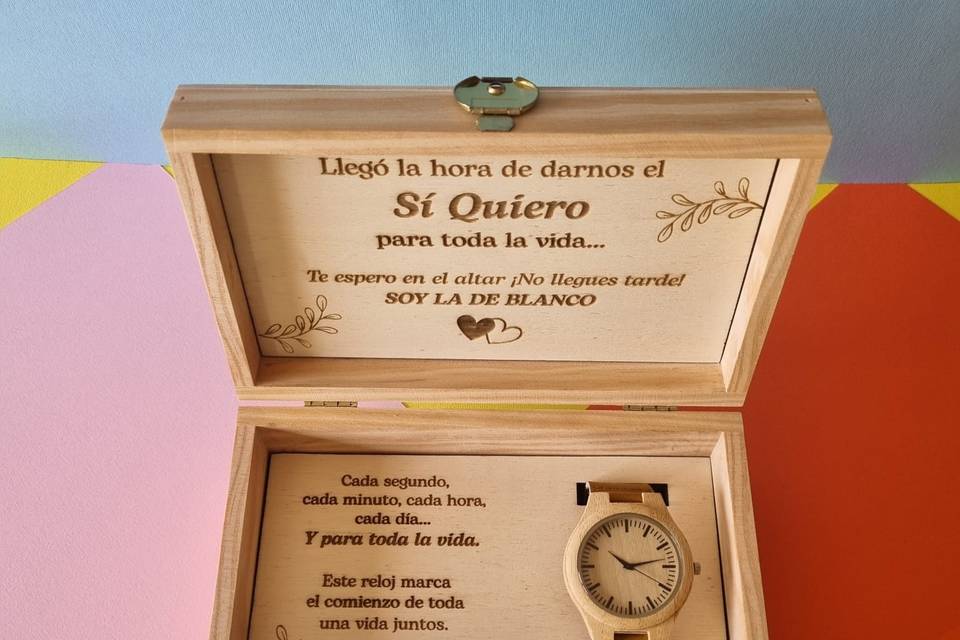 Reloj novio boda