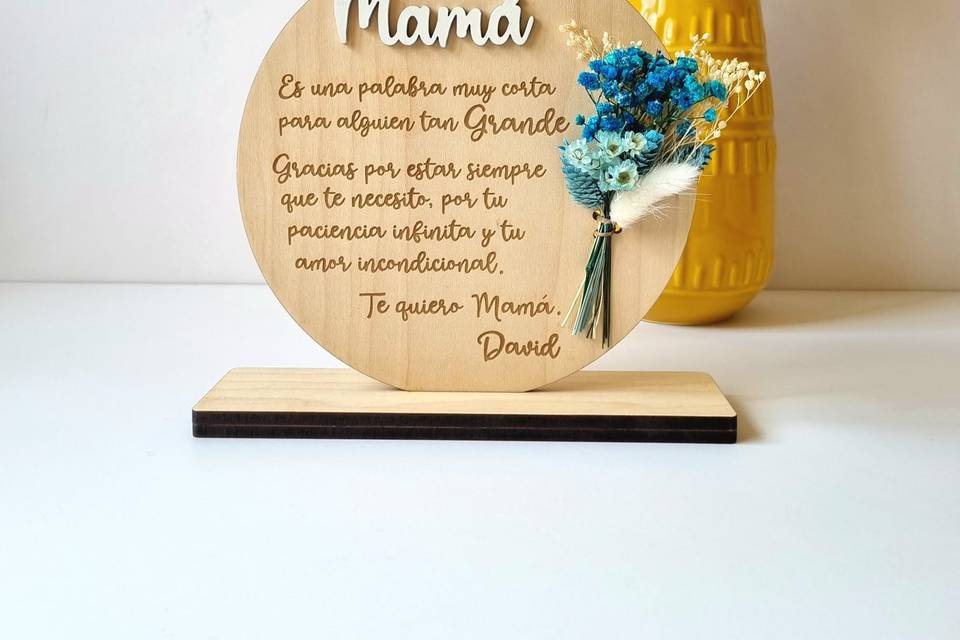 Regalo agradecimiento madre