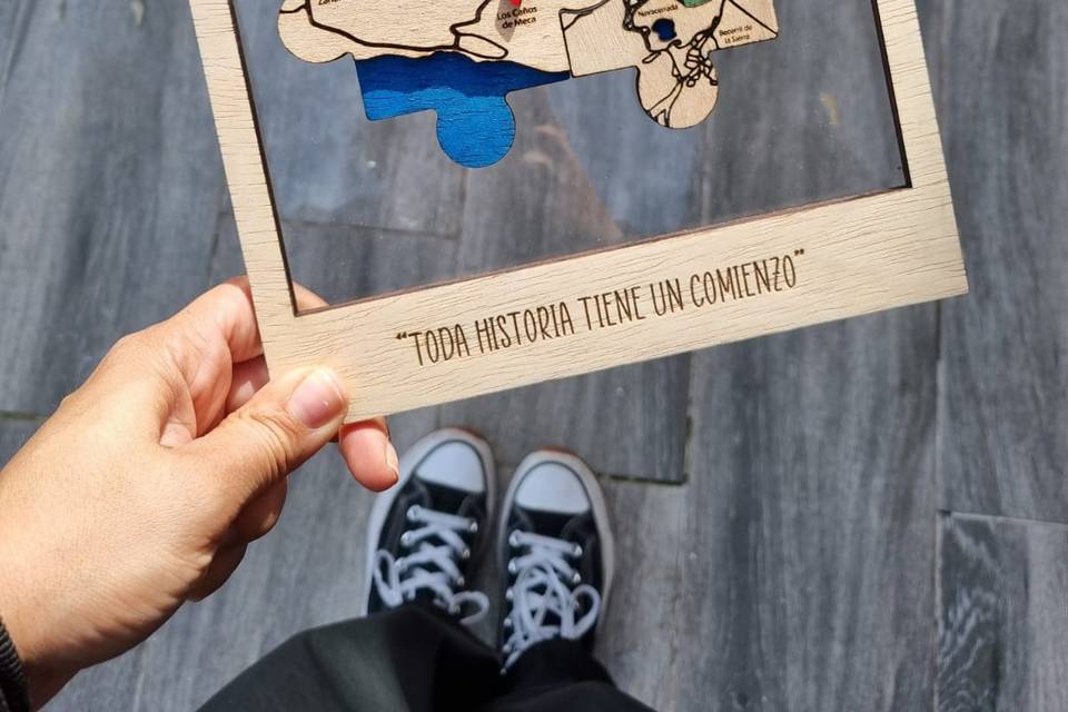 Mapa personalizado novios
