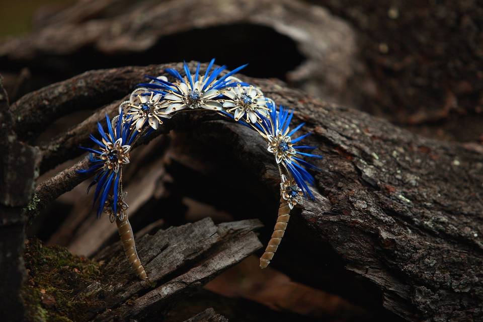 Diadema Evandra Azul