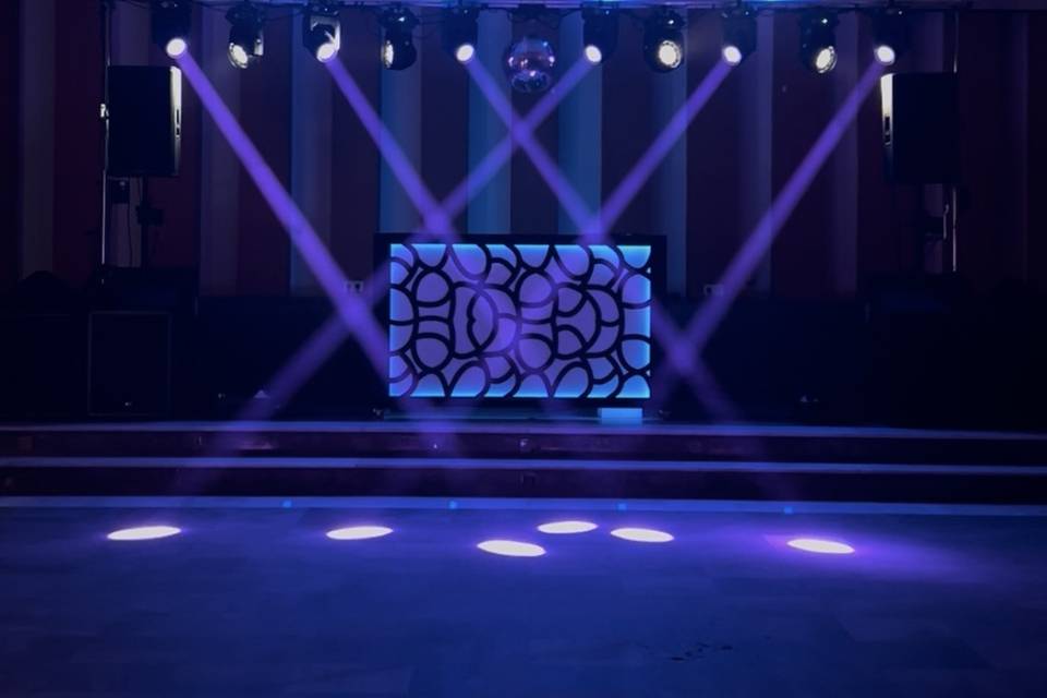 Evento audiovisual para boda