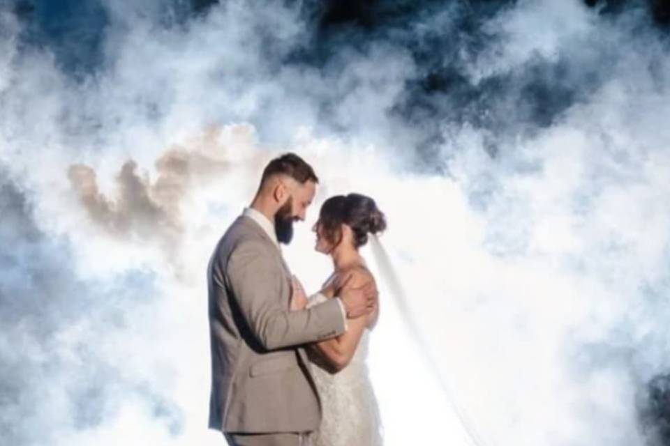 Humo blanco boda