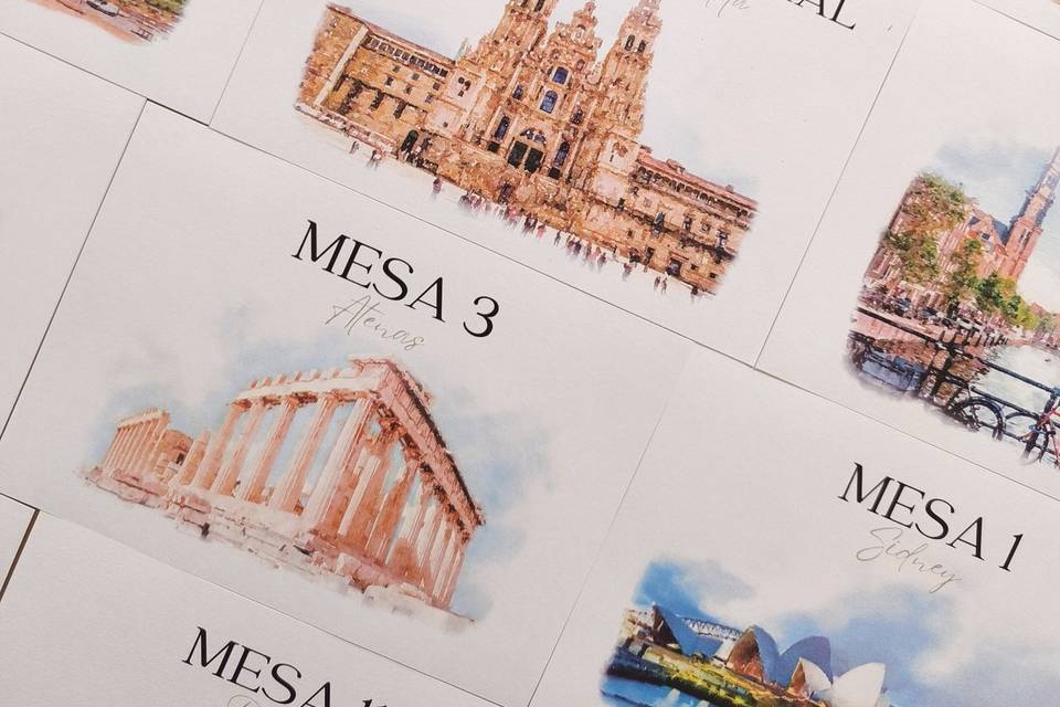 Meseros personalizados