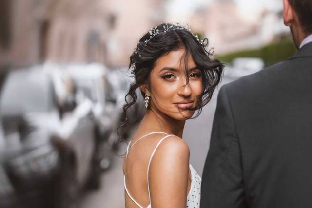 Maquillaje y peinado novia