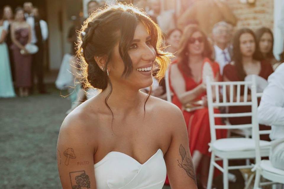 Maquillaje y peinado novia