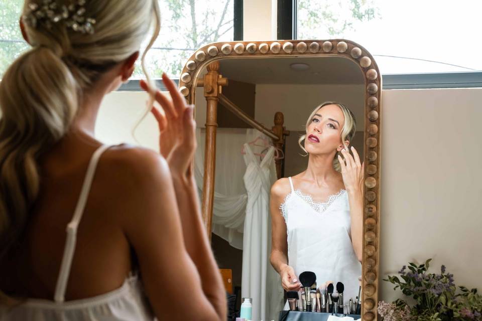 Maquillaje y peinado Mónica