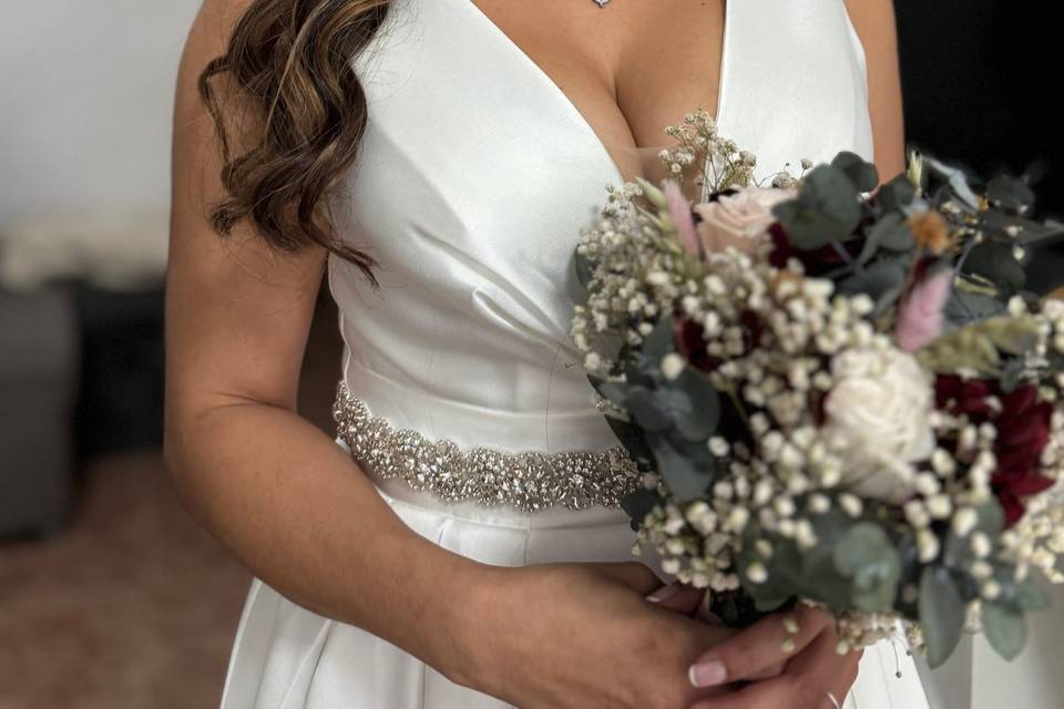 Maquillaje y peinado novia