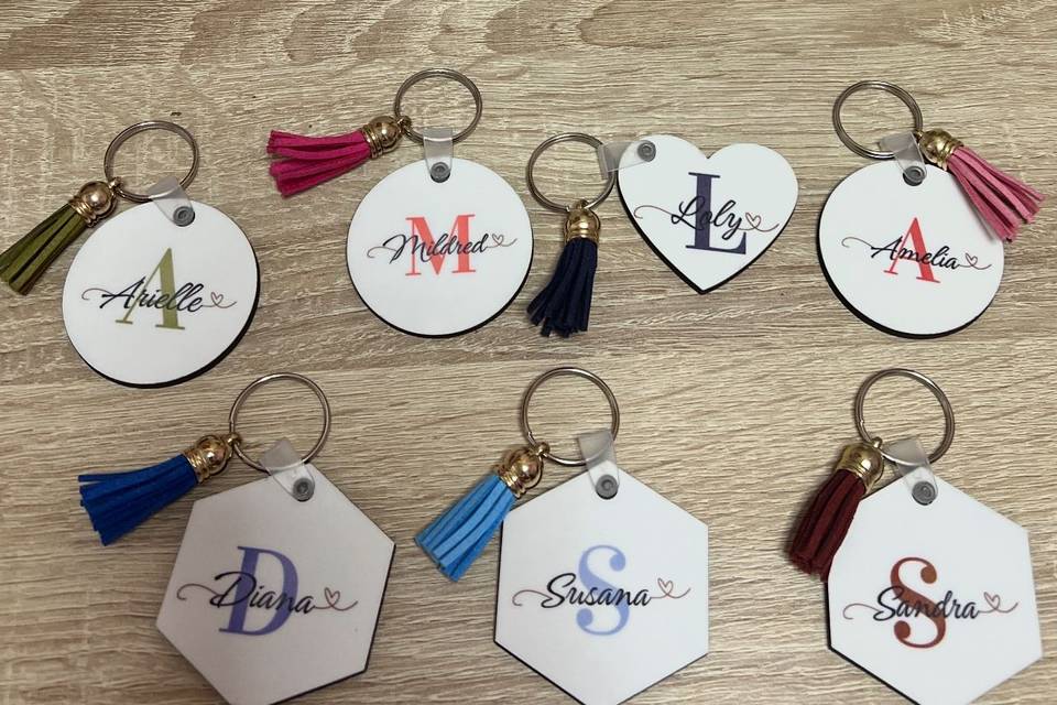 Llaveros personalizados