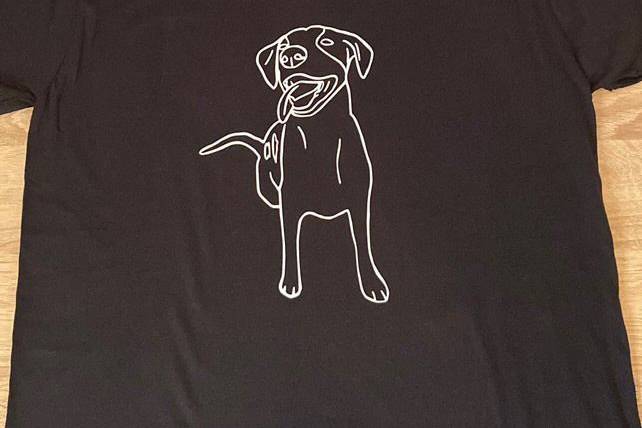 Camiseta contorno personalizaf