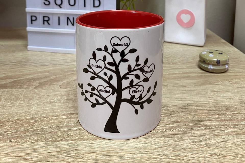 Tasa árbol familiar