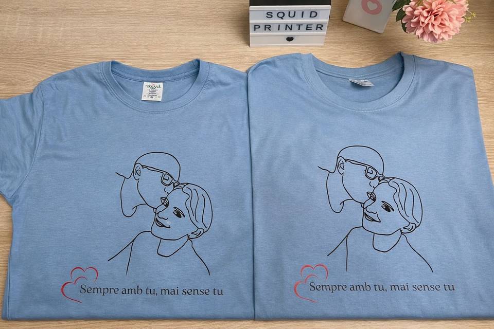 Camisetas outline