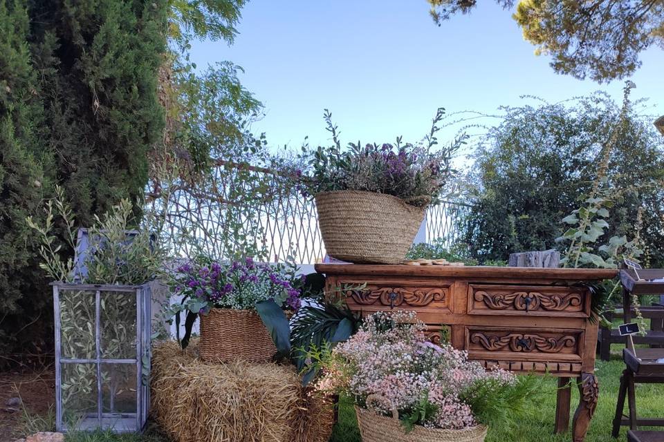 Decoración de banquete