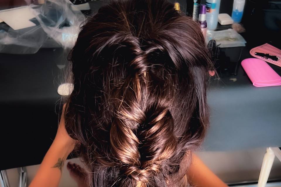 Trenza sirena sin tocado
