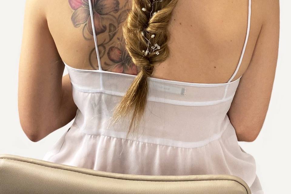 Prueba de Trenza para Novia