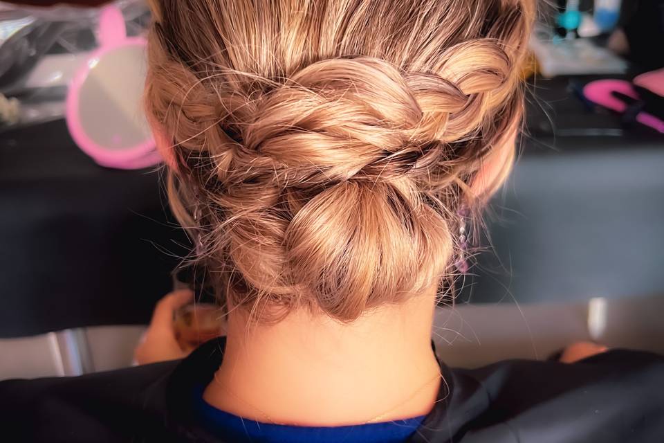 Semi recogido para invitada