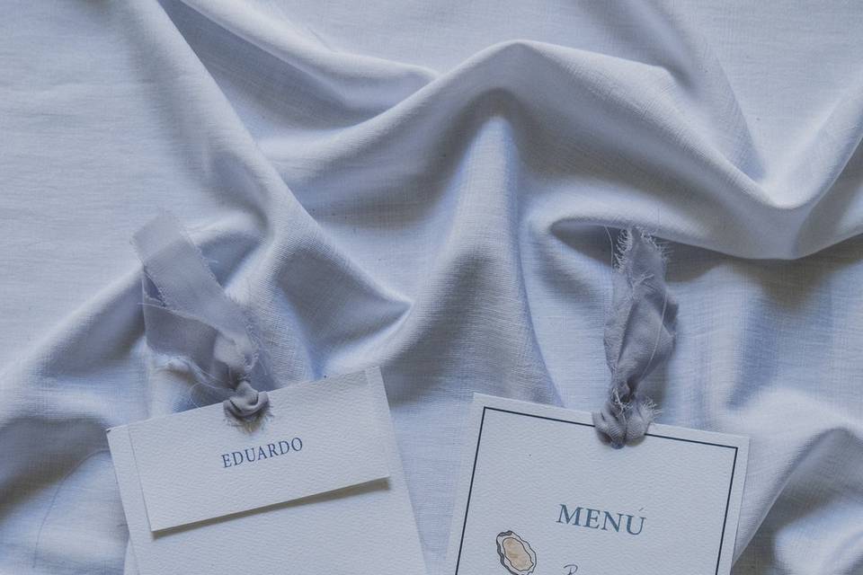 Boda Mar - Menú
