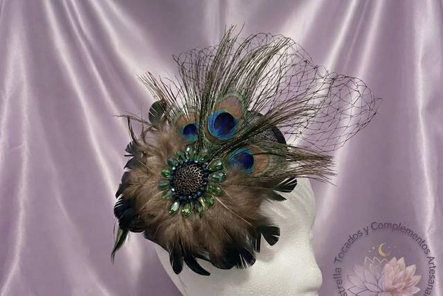 Tocado Pavo Real