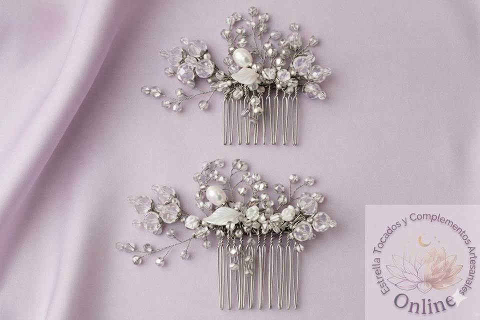 Conjunto peinetas Novia