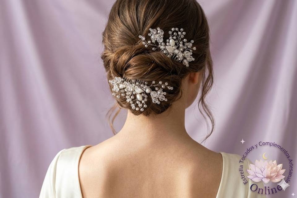 Conjunto peinetas Novia