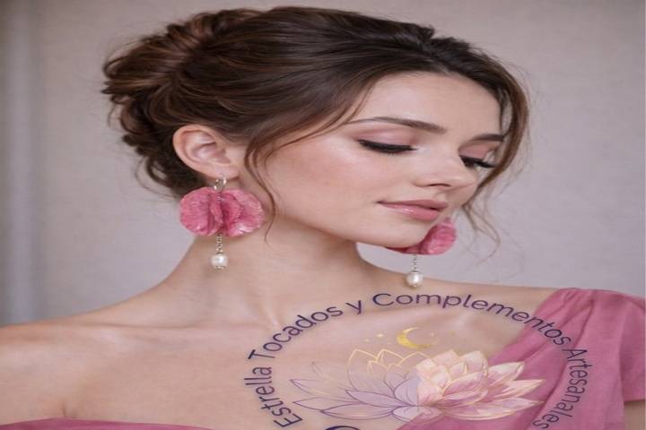 Aretes buganvilla