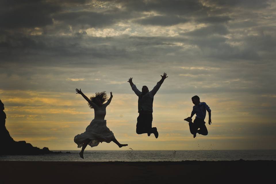 Fotos de boda salto