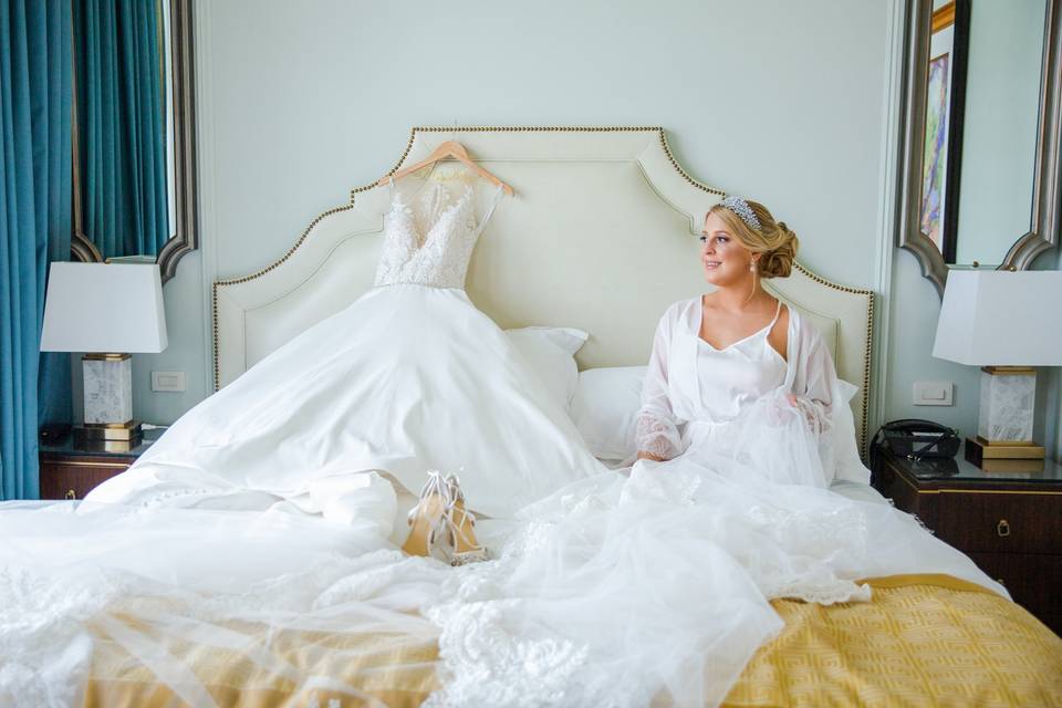 Bride morning