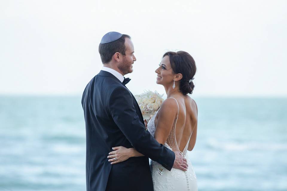 Beach couple