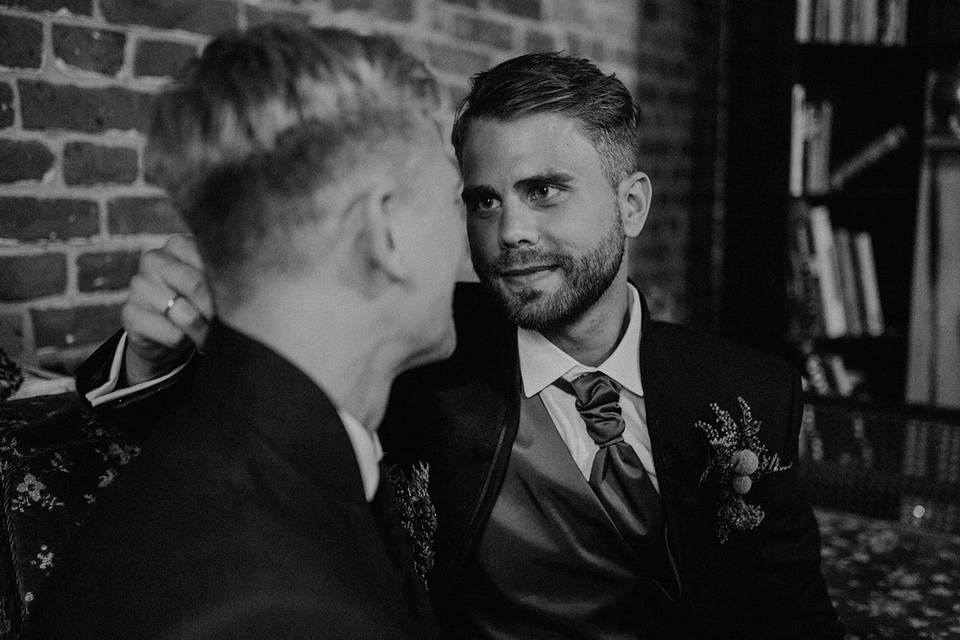 Elegancia en blanco y negro
