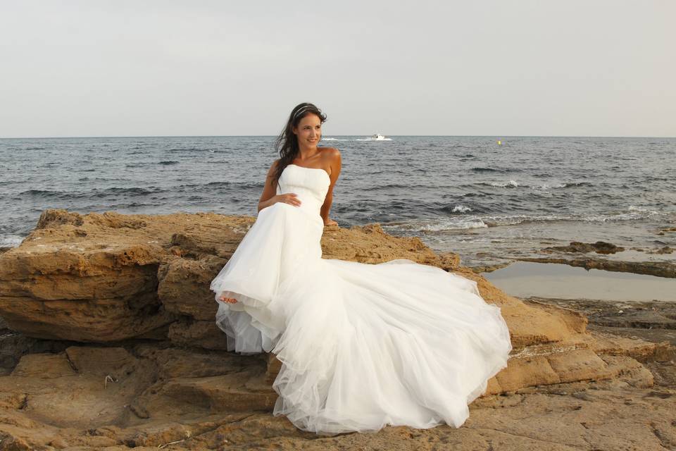 Postboda en la playa