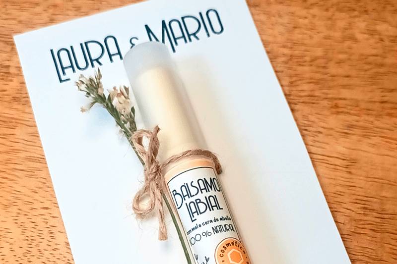 Bálsamo labial natural miel.