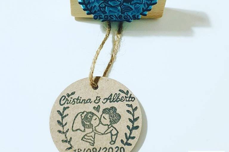 Sellos personalizados de boda