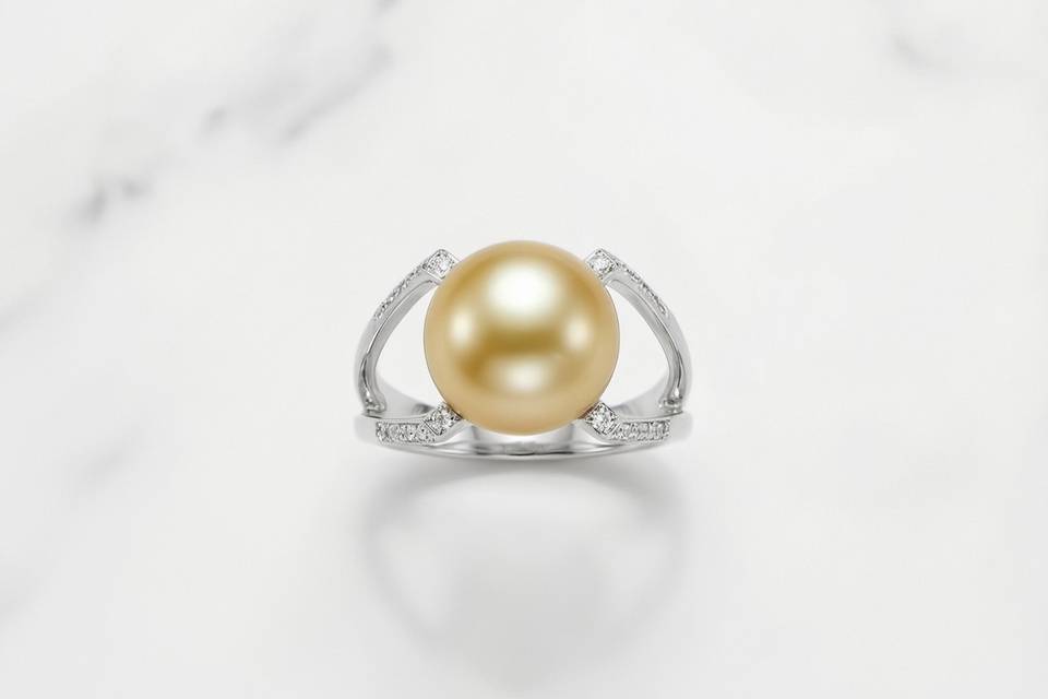Oro 18k y perla australiana