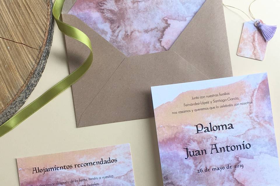 Conjunto invitación